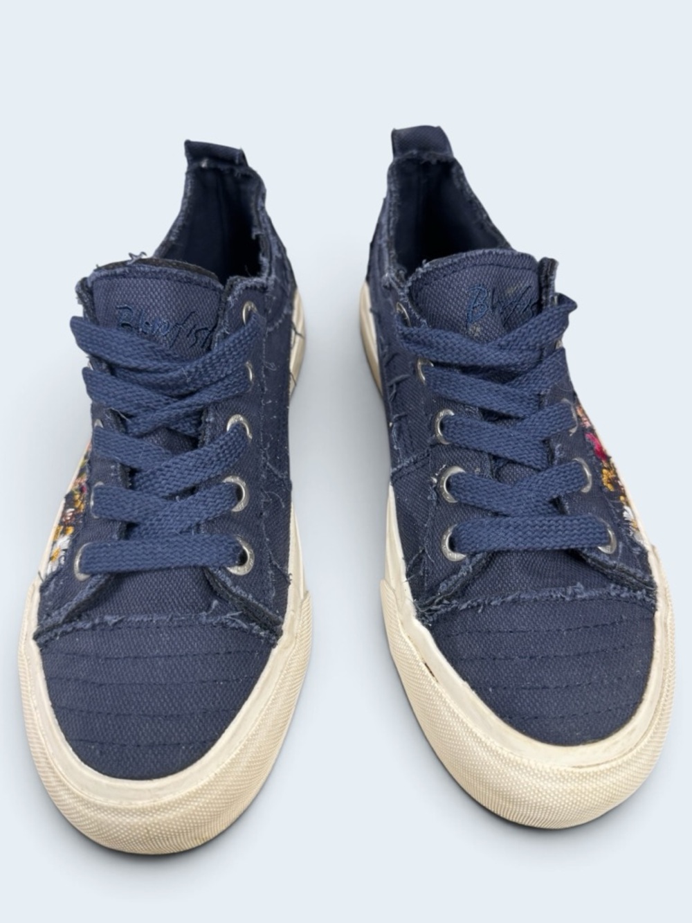 Blowfish Malibu Platform Sneakers - Sadie-Sun- embroiderer flowers size 7.5 - Picture 5 of 9